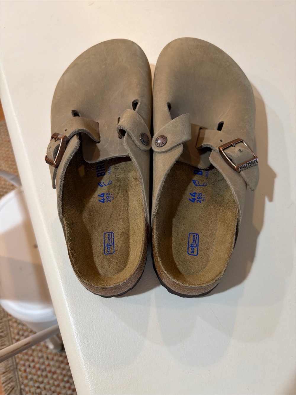Birkenstock Boston Clog Taupe Suede Leather 44 (11) bag2